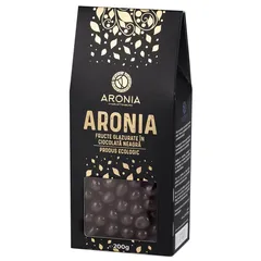 Fructe de Aronia BIO glazurate cu Ciocolată, 200g | Aronia Charlottenburg