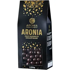 Fructe de Aronia Glazurate cu Ciocolată, 200g | Aronia Charlottenburg