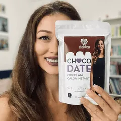 Choco Date - Ciocolată Caldă Instant, din Ingrediente Organice, Cremoasă, cu Gust Intens de Curmale, ECO, 125g | Golden Flavours