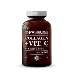 Colagen + Vitamina C 300mg, 200 tablete | Diet-Food