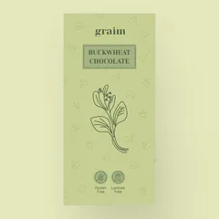 Ciocolată cu ceai de hrișcă, 30g | Graim