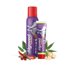 Pachet 1 x ALGOVED Spray Rapid (100g), 1 x ALGOVED Gel Rapid (30g) | Algoved
