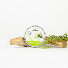 Balsam de Corp Organic cu Unt de Shea și Arbore de Ceai, 50ml | Meadows Aroma