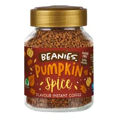 Cafea Instant cu Aromă de Dovleac și Mirodenii - Pumpkin Spice, 50 g | Beanies