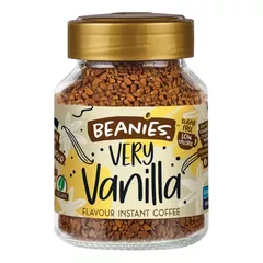 Cafea Instant cu Aromă de Vanilie - Very Vanilla, 50 g | Beanies