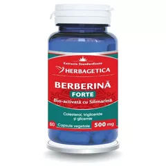 Berberină Forte, 60 capsule | Herbagetica