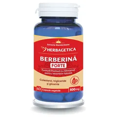 Berberină Forte, 60 capsule | Herbagetica