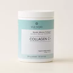 Colagen Marin Pudră cu Vitamina C, pentru Formarea Naturală a Colagenului, 225 g | Vild Nord