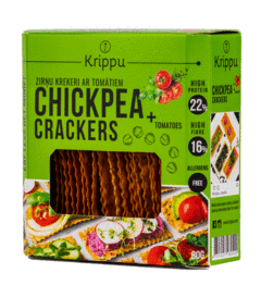 Crackers cu rosii 80 g, vegan, fara gluten | Krippu