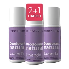 Deodorant Roll-on Natural Lavandă, 50ml | Terralura