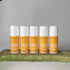 Pachet VEDETĂ Deodorant natural roll-on Lămâie 4+1 CADOU | Terralura 