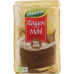 Făină Integrală de Secară, 1 kg | Dennree