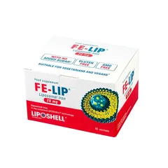 Fier Lipozomal, 20mg, FE-LIP, 30 plicuri | Liposhell