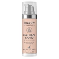 Fond de Ten Bio - Hyaluron Liquid Ivory Rose 00, 30ml | Lavera