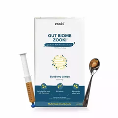 Supliment probiotic lipo-shield, cu aromă de lamâie și afine | Zooki 