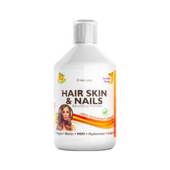 Hair Skin & Nails – Colagen Lichid Hidrolizat 1000mg + 27 Ingrediente Active, 500 ml | Swedish Nutra