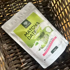Matcha Date Latte cu Coama Leului, Pudră de Curmale și Ghimbir, Energie și Focus până la ultimul task, ECO, 300g | Golden Flavours