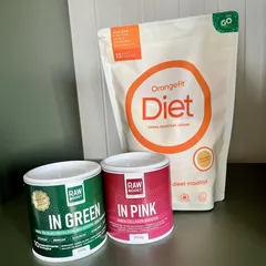 Pachet SILUETĂ și FRUMUSEȚE - Diet Banane + In Pink Collagen Booster + In Green Mix Verde