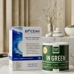 Pachet Hidratare și Imunitate - In Green Mix Verde și Plasma Marină Hypertonică Biocean