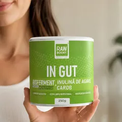 In Gut, bioferment prebiotic pentru un microbiom sănătos, 250g | Rawboost