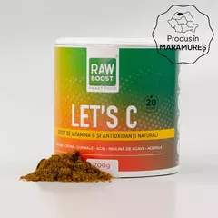 Let's C - Boost De Vitamina C și Antioxidanți Naturali | Rawboost