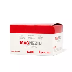 Magneziu Lipozomal, 200mg, 30 plicuri | Liporom