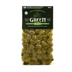 Măsline verzi cornichon, 400g | Kapa Olive Farm