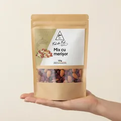 Mix cu merișor, migdale, caju, 125g | Dacica Fel de Fel