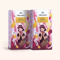 Pachet 1+1 CADOU Muesli Crocant Zmeură și Chia Fără Gluten, 300g | Viblance