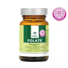 Folat (Vitamina B9), Quatrefolic®, 50 tablete | Nôgel.