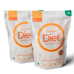 Pachet 2 x Diet - Pudră pentru Slăbit cu Aromă de Cafea, 850g | Orangefit