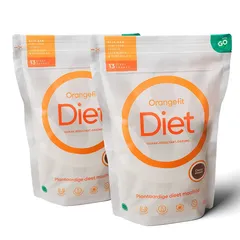 Pachet 2 x Diet - Pudră pentru Slăbit cu Aromă de Ciocolată, 850g | Orangefit