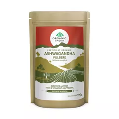 Ashwagandha Pulbere Rădăcină 100% Certificată organic, 100g  ECO | Organic India