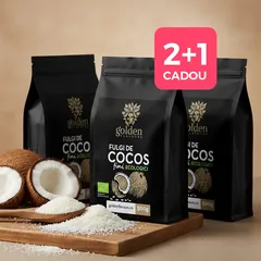 Pachet 2+1 CADOU Fulgi De Cocos Fini ECO, 500g | Golden Flavours