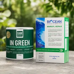 Pachet Ficat Curat și Abdomen Plat, Marisyl Hepa și In Green