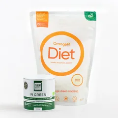 Pachet SILUETĂ - Diet Vanilie + In Green, Mix Verde Antibalonare