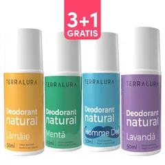 Pachet 3+1 GRATIS Deodorant natural roll-on EL & EA | Terralura