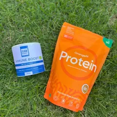 Pachet FORȚĂ și IMUNITATE - Immune Boost și Proteină Cafea Orangefit