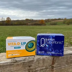 Pachet Soare și Ocean – Plasma Quinton și Vitamina D lipozomală