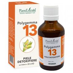 POLYGEMMA Nr.13 (Piele - Detoxifiere), 50ml | Plantextrakt