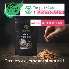 Chipsuri de Cocos, 150g | Golden Flavours