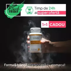 Pachet 1+1 Gratis Vitamina C Alcalină pulbere 100% naturală, 100g | Bioroots