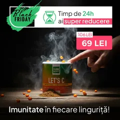 Let's C - Boost De Vitamina C și Antioxidanți Naturali | Rawboost