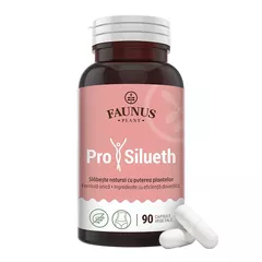 ProSilueth Capsule - Formulă Unică Pentru Cura De Slăbire, Plante Medicinale Pentru Accelerarea Metabolismului, Arderea Grăsimilor, Reducerea Apetitului, 90 capsule | Faunus Plant