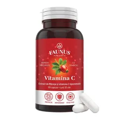 Vitamina C Lipozomală Cu Măceșe - Imunitate, Absorbție Fier Și Producerea De Colagen, 90 Capsule | Faunus Plant