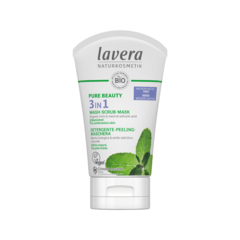 Gel de curatare scrub si masca 3 in 1, purificator & antiacnee 125 ml | Lavera