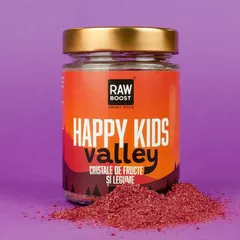Happy Kids Valley - Cristale de Fructe și Legume - Imunitate Copii, 100g | Rawboost