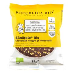 Sănățele Bio Ciocolată neagră si Portocală, ecologic, fara gluten, 28g | Republica Bio