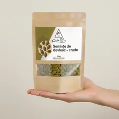 Semințe dovleac crude, 125g | Dacica Fel de Fel