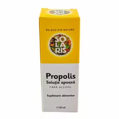 Soluție Apoasă de Propolis fără alcool, 20 ml | Solaris